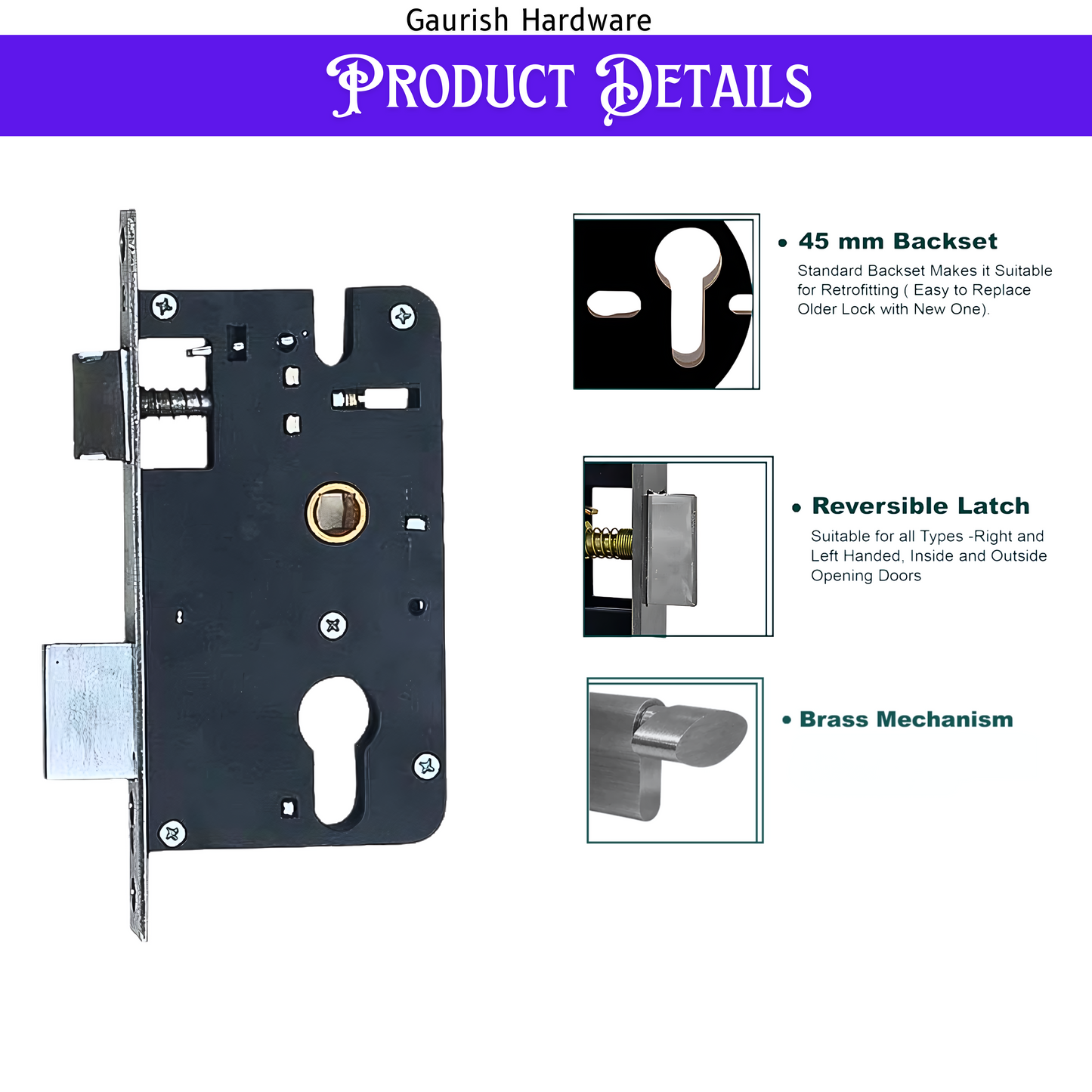 Gaurish Hardware Door Lock